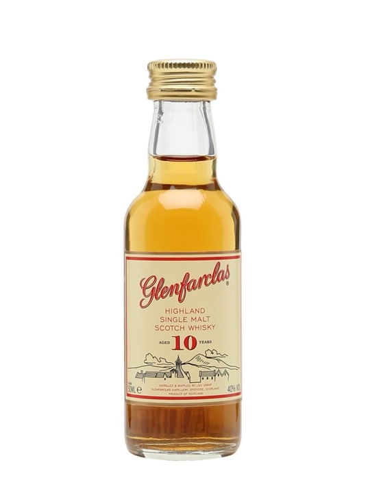 Glenfarclas 10 Year Old Miniature Speyside Single Malt Scotch Whisky