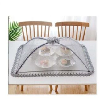 High-quality mesh food cover - 50 x 70 cm - Reusable and foldable - For picnics, outdoor use - Protects food from flies, insects, and mosquitoes