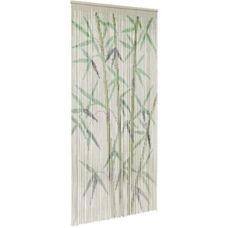 Insect Door Curtain Bamboo Print 100x200 cm Bamboo Vidaxl