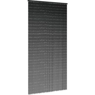 Insect Door Curtain Dark Grey 100x220 cm Bamboo Vidaxl