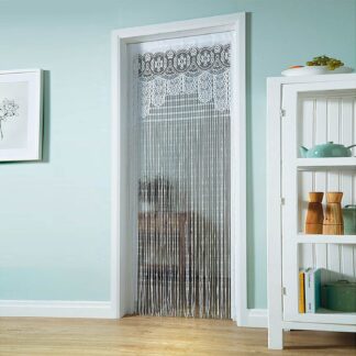 Lace Door Curtain L200 xW90.2cm