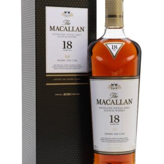 Macallan 18 Year Old / Sherry Oak / 2020 Release Speyside Whisky