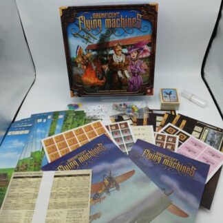 Magnificent Flying Machines Board Game - Strategic Aviation Racing Game (2-6 Players)