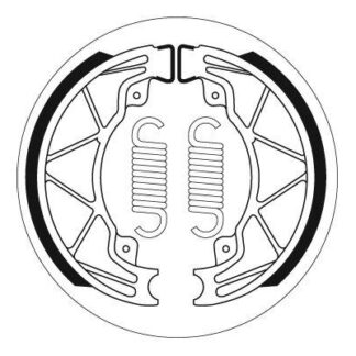SBS Rear Brake Shoes For Derbi Boulevard 125 2003-2007