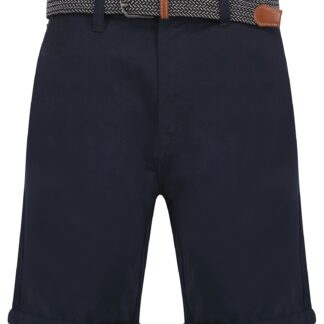 Shorts Dexter Cotton Twill Chino Shorts With Woven Belt in Sky Captain Navy / L - Tokyo Laundry