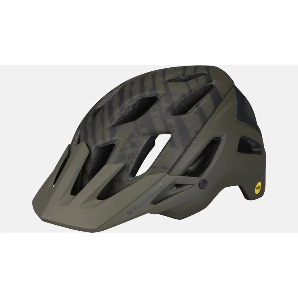 Specialized Ambush Mips Helmet ANGI Satin Oak Green Wild