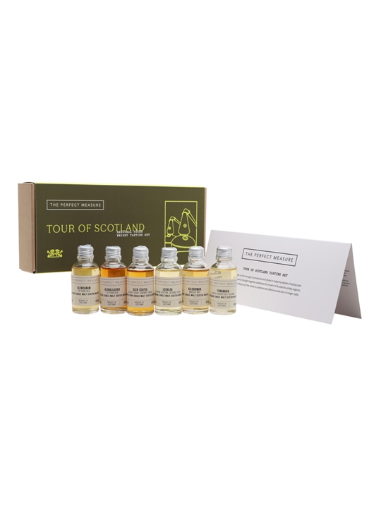 Tour of Scotland Whisky Tasting Set / 6x3cl Single Malt Scotch Whisky