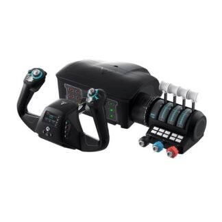 Turtle Beach VelocityOne Flight Universal Control System with Yoke Handle Throttle Quadrant Trim Wheel and Rudder Controls - Xbox Series X or S Xbox One and Windows