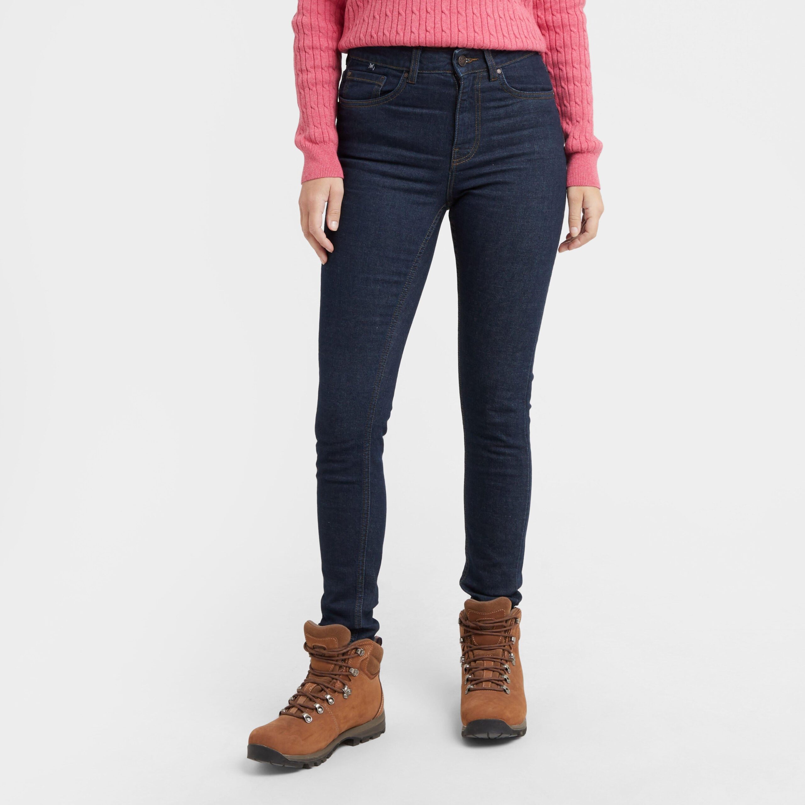 Women's Skinny Jeans - Blue / 14