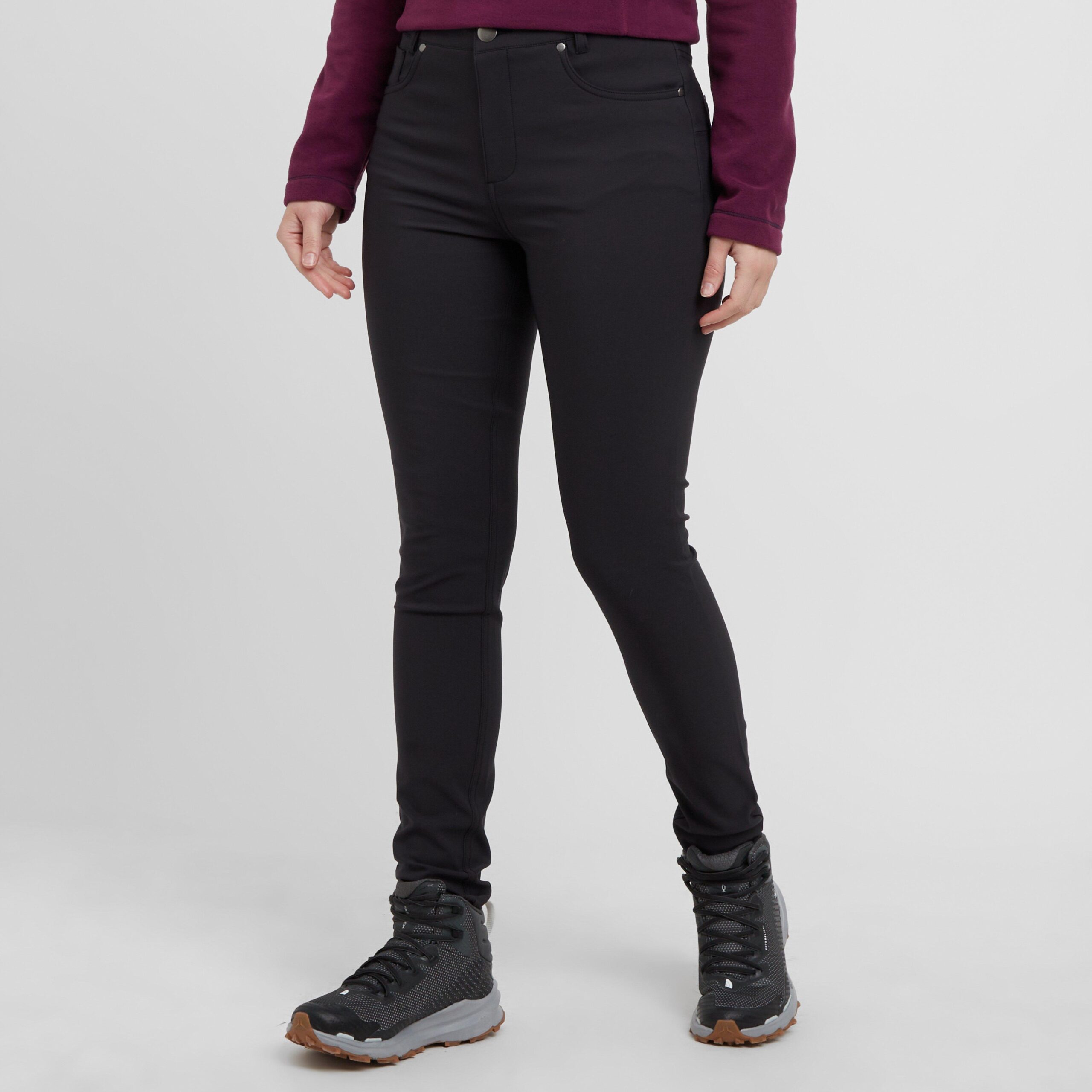 Womens Walking Jeans - Black / 18